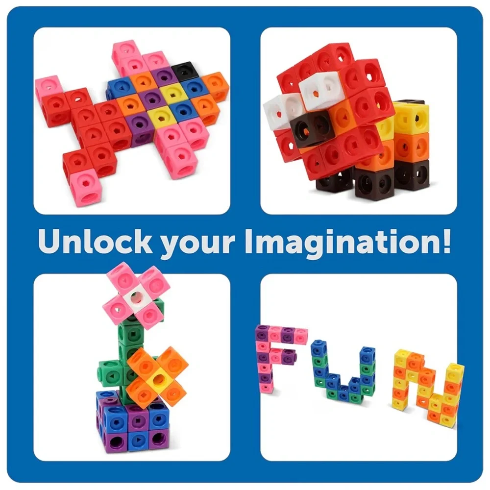 Learning Resources MathLink Cubes Early Math Activity Set - Picture 6 of 6